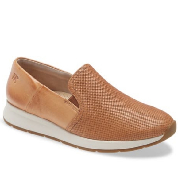 Paul Green Shoes Paul Green Ivy Almond Toe Woven Leather Loafers In